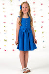 Blue Eyelet Dress | Sparkle in Pink