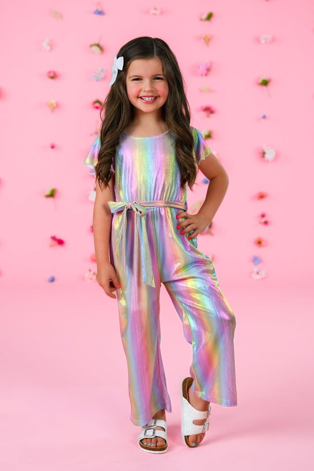 Holographic Glitter Jumpsuit