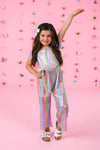 Holographic Glitter Jumpsuit