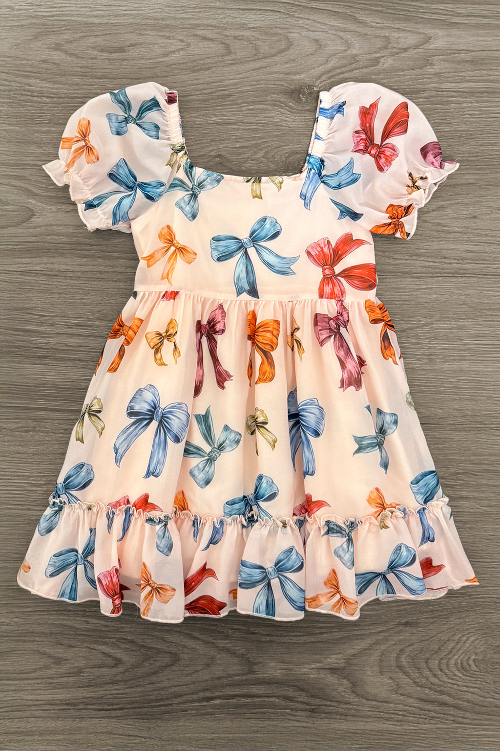 Mom & Me - Peachy Pink Bow Dress | Sparkle in Pink
