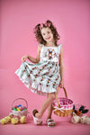 Peter Cottontail Mint Ruffle Dress - Sparkle in Pink