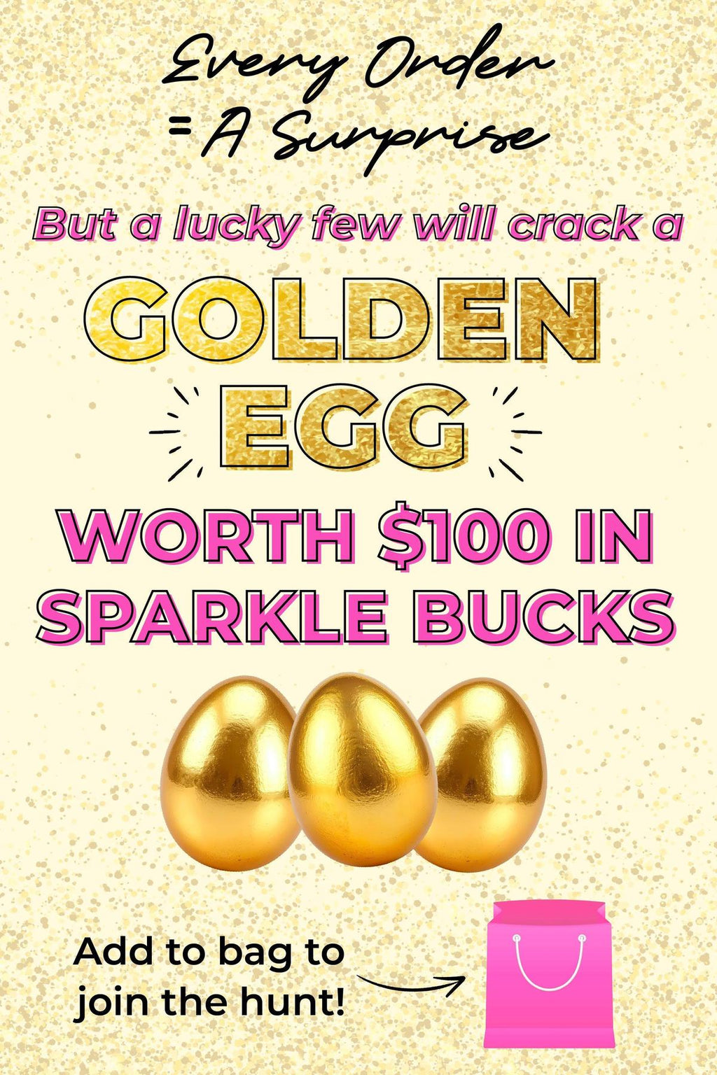 Egg-stra Free Surprise | Sparkle in Pink
