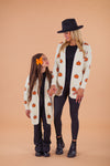 Mom & Me - Cozy Cream Pumpkin Cardigan | Sparkle in Pink