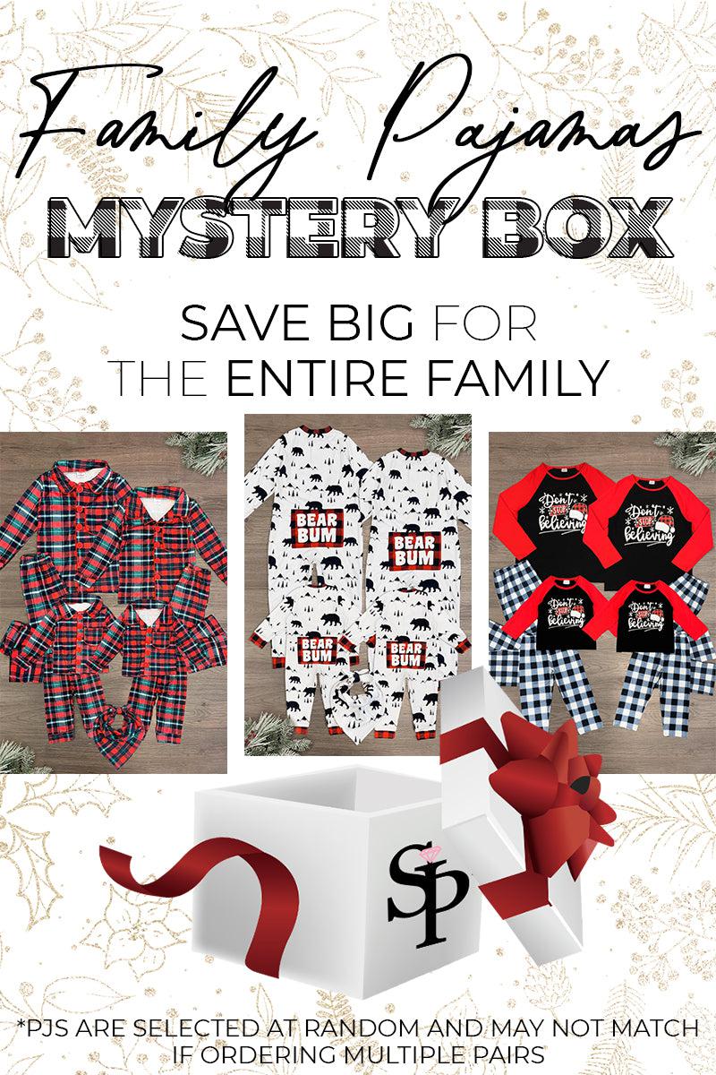 Family Pajamas Mystery Box - Christmas - Sparkle in Pink