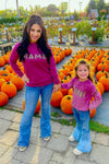 Mom & Me - "Mama & Mini" Raspberry Rose Top - Sparkle in Pink