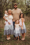 Mom & Me - Pastel Gingham Dress - Sparkle in Pink