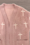 Mom & Me - Blush Pink Cross Cardigan | Sparkle in Pink