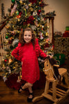 Holiday Pearl Sweater Dress - Sparkle in Pink