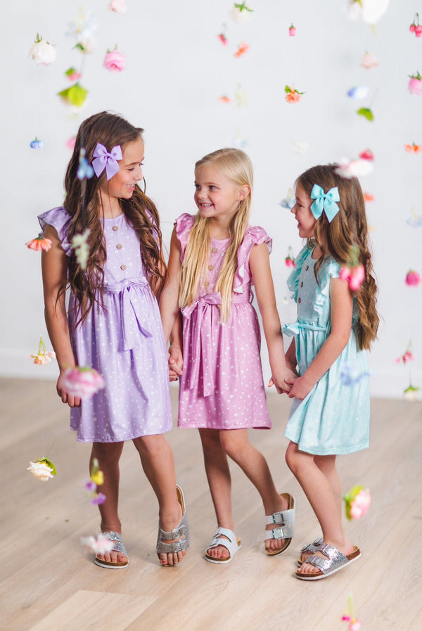 Polka Dot Dress - Sparkle in Pink