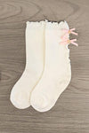 Girls' Bow Socks | Sparkle in Pink