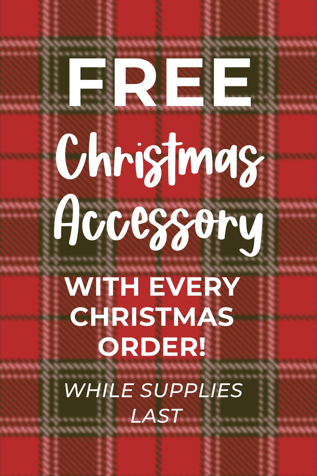 Free Mystery Christmas Accessory | Sparkle in Pink