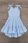 Blue Stripe Bow Tank Dress | Sparkle in Pink