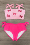 Mom & Me - Pink Sequin Bow Bikini | Sparkle in Pink