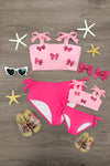 Mom & Me - Pink Sequin Bow Bikini | Sparkle in Pink