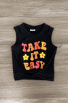 "Take It Easy" Coral Short Set - Sparkle in Pink