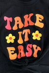 "Take It Easy" Coral Short Set - Sparkle in Pink