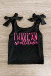 "So Apparently I Have An Attitude" Pink Short Set - Sparkle in Pink