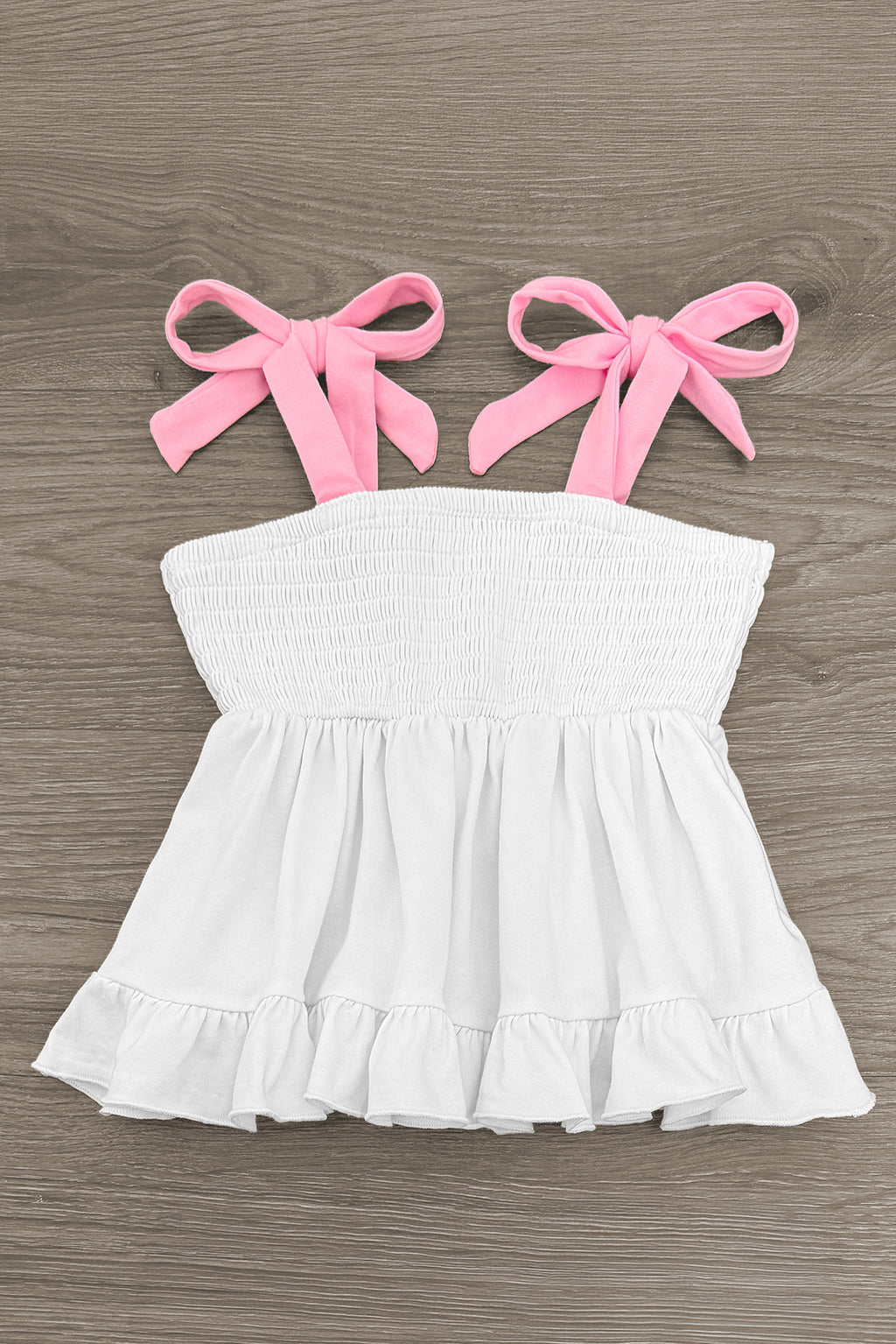 White Floral Lace Denim Short Set | Sparkle in Pink