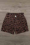 "Besties" Cheetah Denim Short Set | Sparkle in Pink