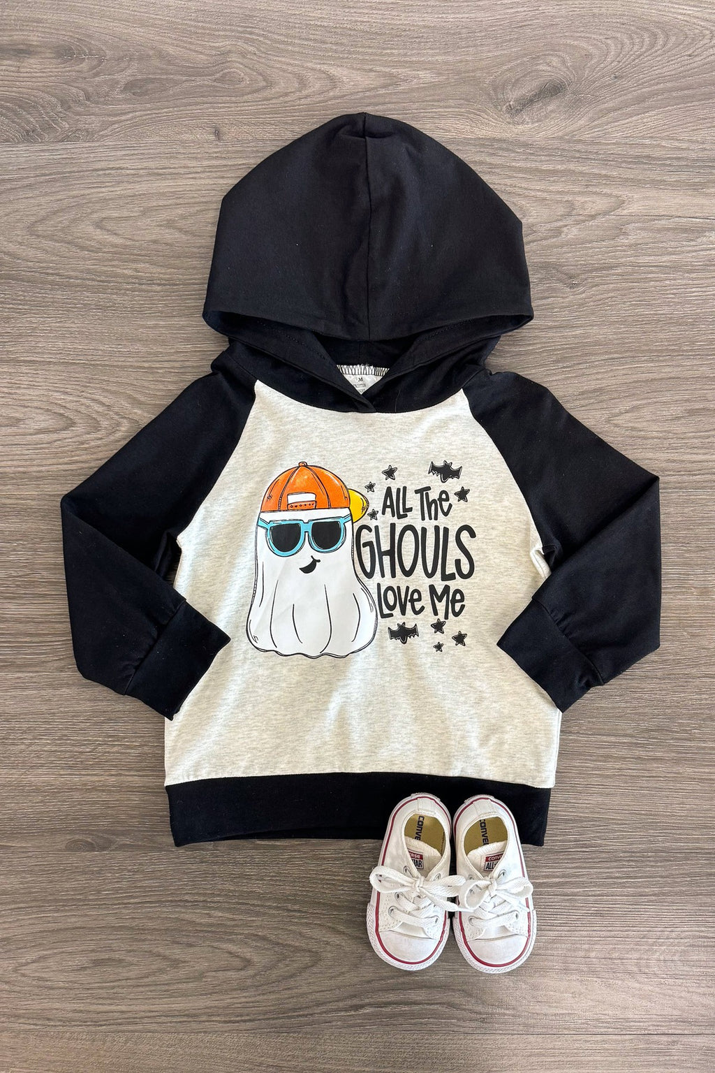 "All The Ghouls Love Me" Ghost Hoodie | Sparkle in Pink
