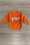 Mom & Me - "Thankful" Rust Pearl Sweater | Sparkle in Pink