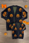 Mom & Me - Cozy Jack-O'-Lantern Cardigan | Sparkle in Pink