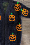 Mom & Me - Cozy Jack-O'-Lantern Cardigan | Sparkle in Pink
