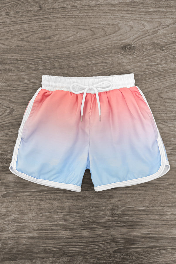 Pink & Blue Ombre Family Swimsuits | Sparkle in Pink