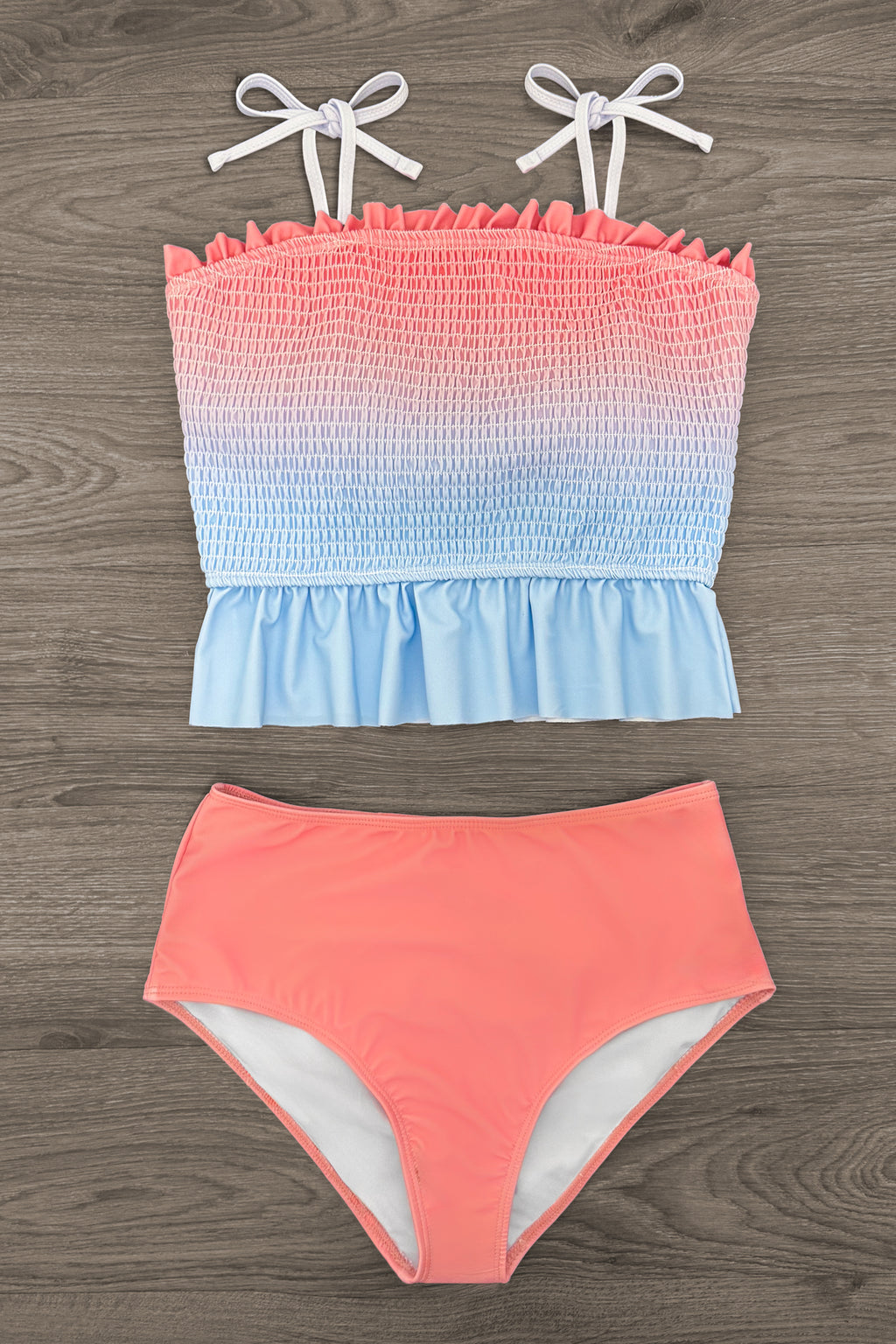 Pink & Blue Ombre Family Swimsuits | Sparkle in Pink