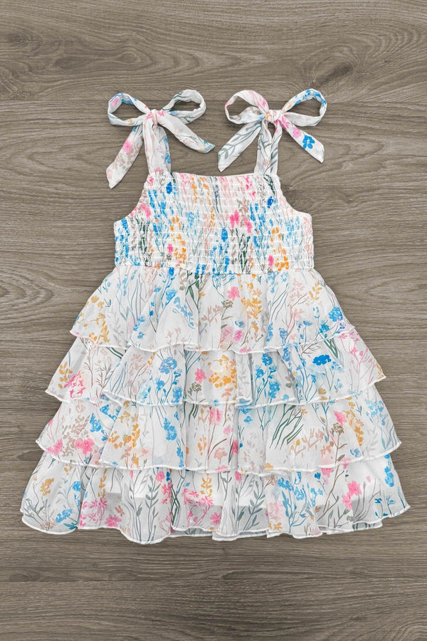 Mom & Me - Spring Floral Ruffle Dress | Sparkle in Pink