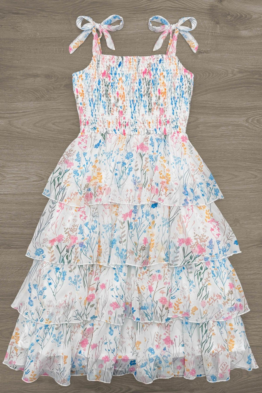 Mom & Me - Spring Floral Ruffle Dress | Sparkle in Pink