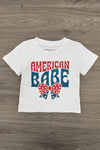 "American Babe & Dude" Top - Boy Or Girl! | Sparkle in Pink