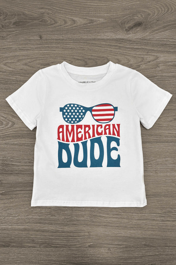 "American Babe & Dude" Top - Boy Or Girl! | Sparkle in Pink