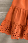 Mom & Me - Eyelet Ruffle Dress - Sparkle in Pink