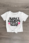 "Mama's Expensive Little Bestie" Legging Set | Sparkle in Pink