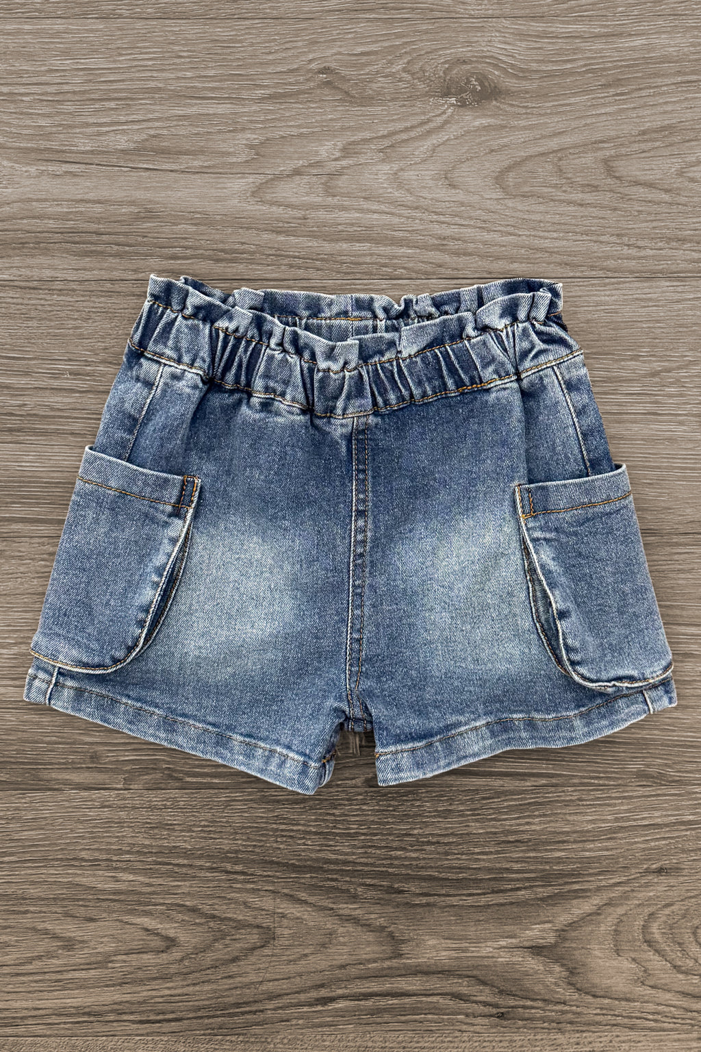 "Tiny Teenager" Denim Short Set | Sparkle in Pink