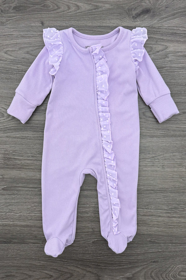 Pastel Ribbed Onesie | Sparkle in Pink