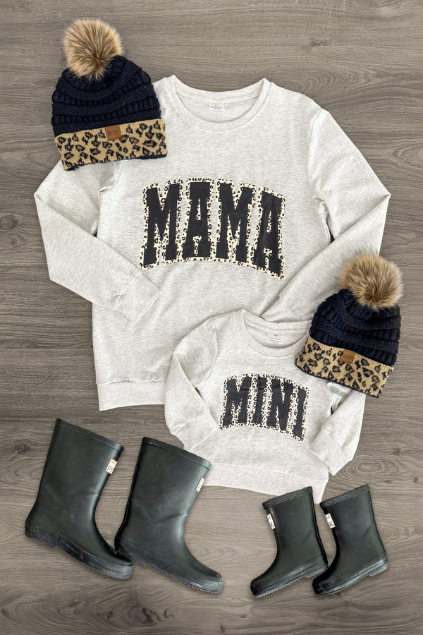 Mom & Me - "Mama & Mini" Cream Cheetah Top | Sparkle in Pink