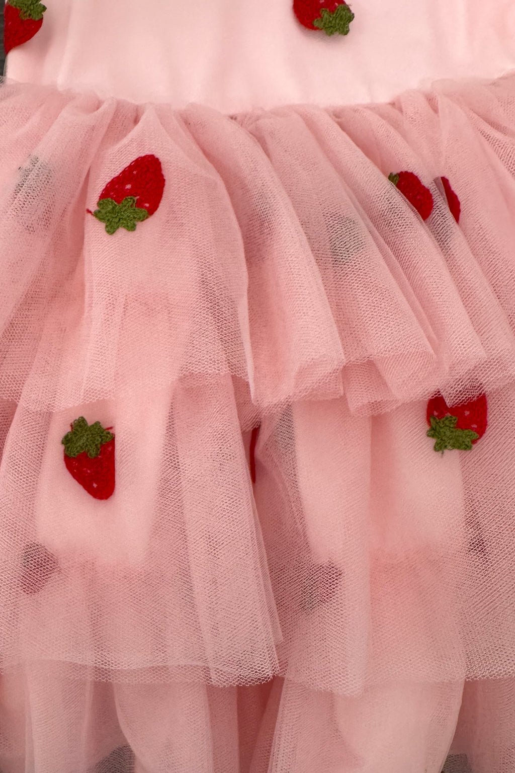 Strawberry Tulle Dress | Sparkle in Pink