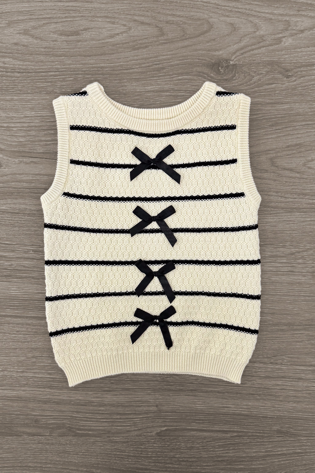 Sweater Vest Denim Short Set | Sparkle in Pink