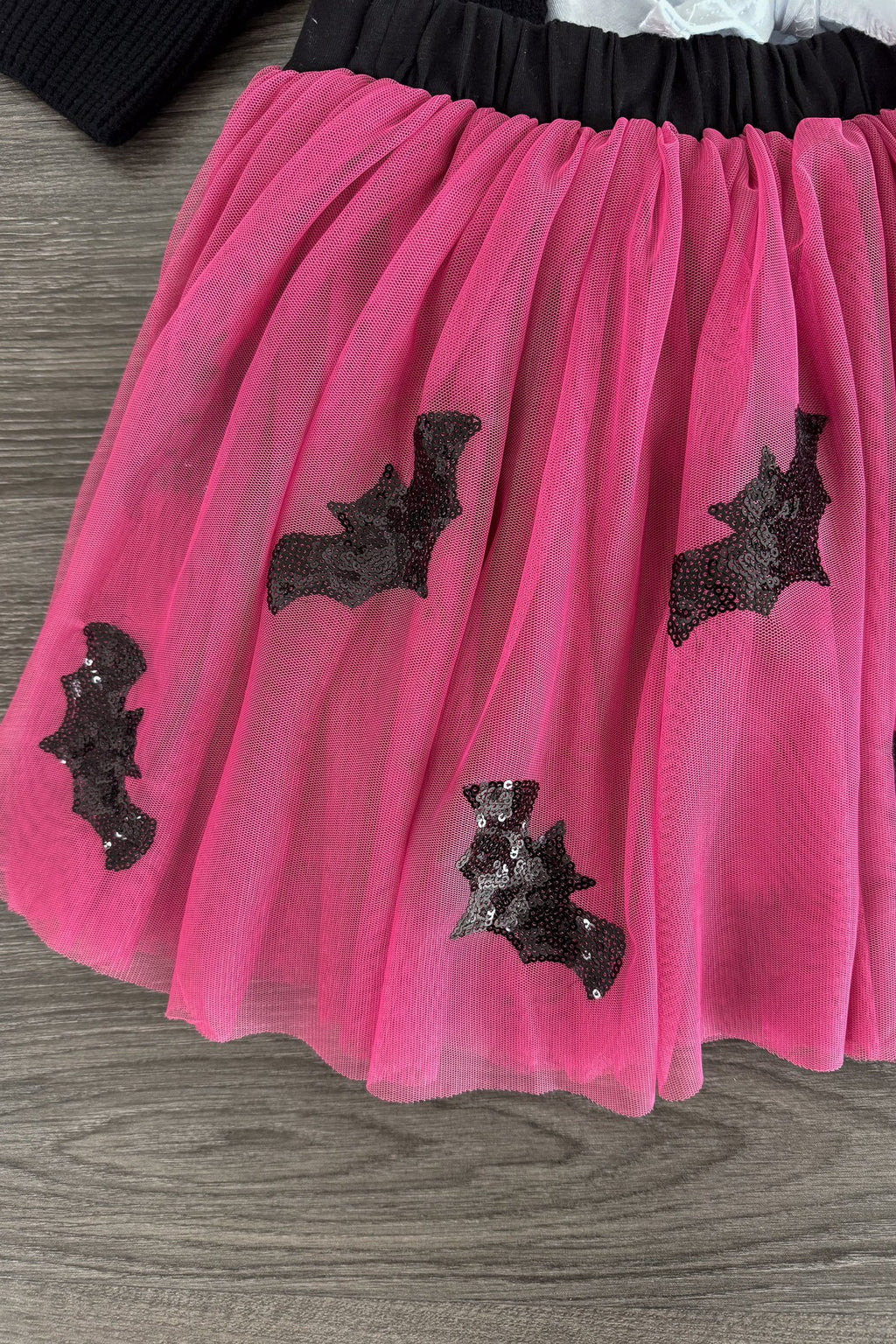 "Just A Little Batty" Sequin Tutu Skirt Set | Sparkle in Pink