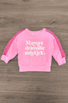 "Mama's Dramatic Sidekick" Pink Legging Set | Sparkle in Pink