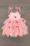 Strawberry Tulle Dress | Sparkle in Pink