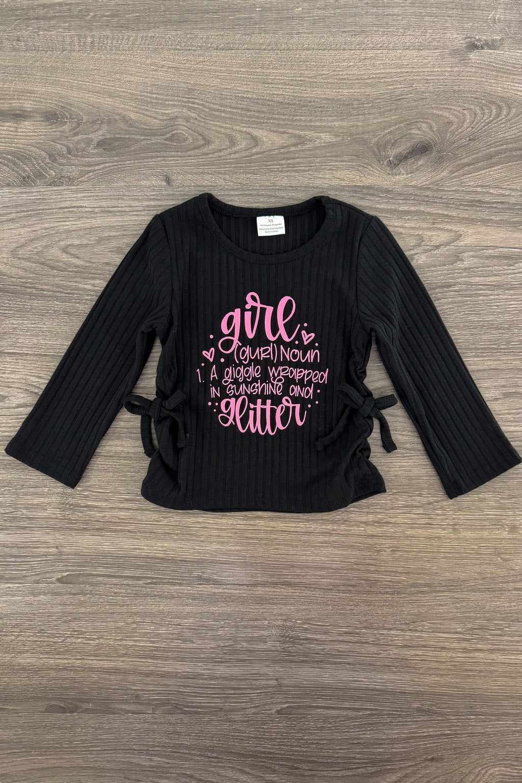 "Girl..." Pink Sequin Bell Bottom Set | Sparkle in Pink