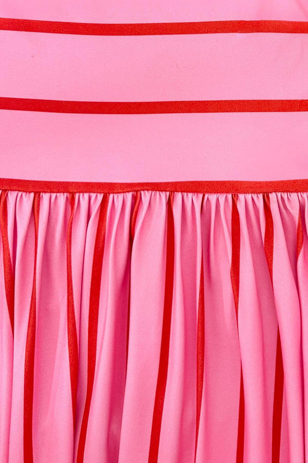 Mom & Me - Pink & Red Striped Maxi Dress | Sparkle in Pink