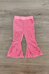 "Girl..." Pink Sequin Bell Bottom Set | Sparkle in Pink