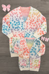 Mom & Me - Rainbow Cheetah Print Cardigan | Sparkle in Pink