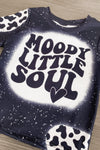 "Moody Little Soul" Denim Short Set - Sparkle in Pink