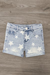 Cowgirl Bow Denim Short Set | Sparkle in Pink