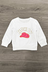 Mom & Me - "Howdy Y'all" White Chenille Patch Top | Sparkle in Pink